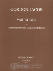 Variations for Treble Recorder and Harpsichord (Piano)